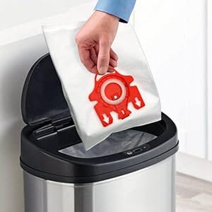 Premium 5-Star FJM Vacuum Cleaner Bags Replacement for Miele Vacuum - 8 Pack Airclean 3D Efficiency Dust Bag, Red - Review Image 5