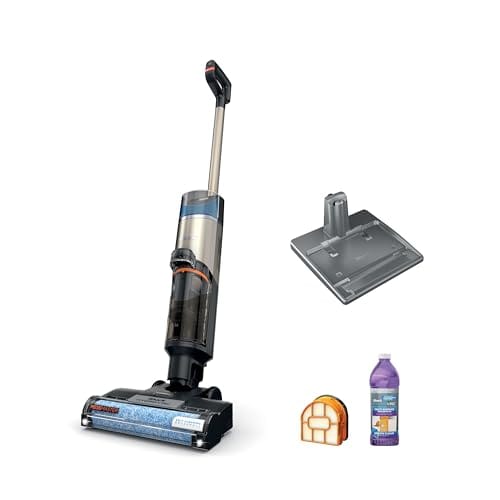 Shark Hydrovac Messmaster 3-In-1 Multi-Surface Cordless Vacuum & Mop with Self-Cleaning System - Lightweight & Powerful Suction for Hard Floors & Area Rugs