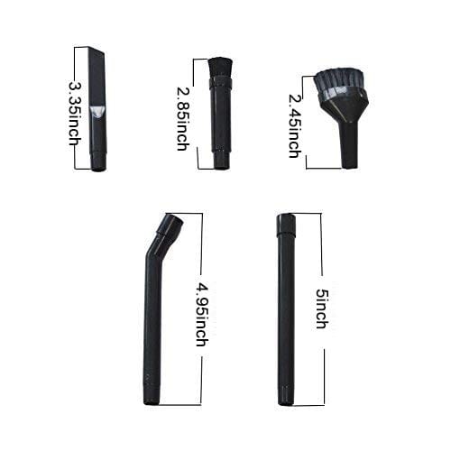 ** Ez Spares Micro Mini Vacuum Attachment Kit - 8 Piece Set for Keyboard & Crevice Cleaning

**DESCRIPTION:** 
Upgrade your cleaning routine with the Ez Spares Micro Mini Vacuum Attachment Kit. This 8-piece set includes a variety of tools designed specifically for keyboard and crevice cleaning, ensuring a thorough and efficient cleaning process.

These attachments have an inner diameter of 1 1/4 inches (32mm), making them suitable for most vacuum cleaner models. Whether you own a Miele, Bosch, Sebo, Hoover, Eureka, Shark, Electrolux, Bissell, Dirt Devil, Fuller Brush, or any other brand, this kit is compatible with a wide range of vacuums.

Say goodbye to hard-to-reach dust and debris with the Ez Spares attachment kit. The lightweight design and universal fit make it easy to tackle pet hair, dirt, and crumbs in tight spaces. With the 35mm adapter included for European-sized wands, this kit is versatile and convenient for all your cleaning needs.

Ez-Spares has been dedicated to providing top-quality spare parts for home appliances since 2009, serving customers in over 40 countries. Trust Ez Spares to enhance your cleaning experience and help you achieve a more convenient, comfortable, and healthier lifestyle for you and your family. Upgrade to the Ez Spares Micro Mini Vacuum Attachment Kit today! - Review Image 3