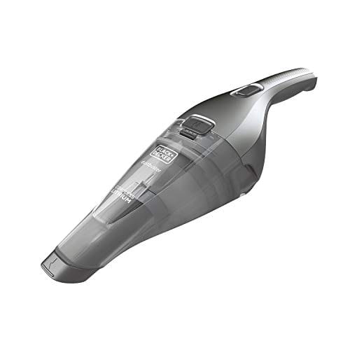 Lightweight Cordless Black+Decker Dustbuster Hand Vacuum Kit with Wall-Mount Charging Base (Dark Gray)