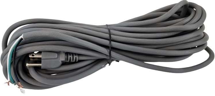 18 Gauge Replacement Power Cord for Sanitaire & Perfect Style Upright Vacuums, 50ft - Dark Gray