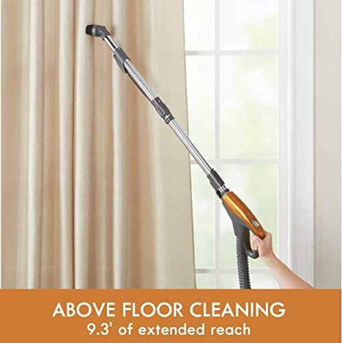 Lightweight Kenmore 200 Series Bagged Canister Pet Hair Vacuum with HEPA Filter System and 3 Cleaning Tools - Orange - Review Image 4