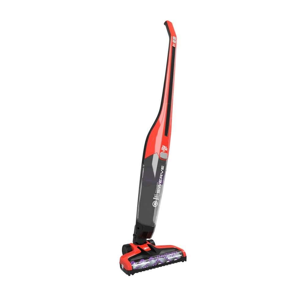 Dirt Devil Power Swerve Pet Cordless Stick Vacuum Cleaner for Carpet and Hard Floors, Lightweight and Red