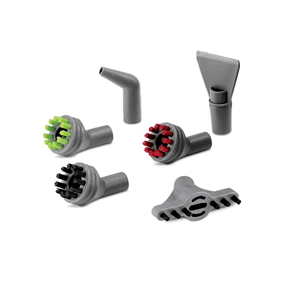 Replacement Parts for Bissell Steamshot Hard Surface Steam Cleaner 39N7A 39N7V 39N7H 2994B - 6 Pack (3 Hard Brushes + 1 Wall Crevice Brush + 2 Multi-Surface Tools)