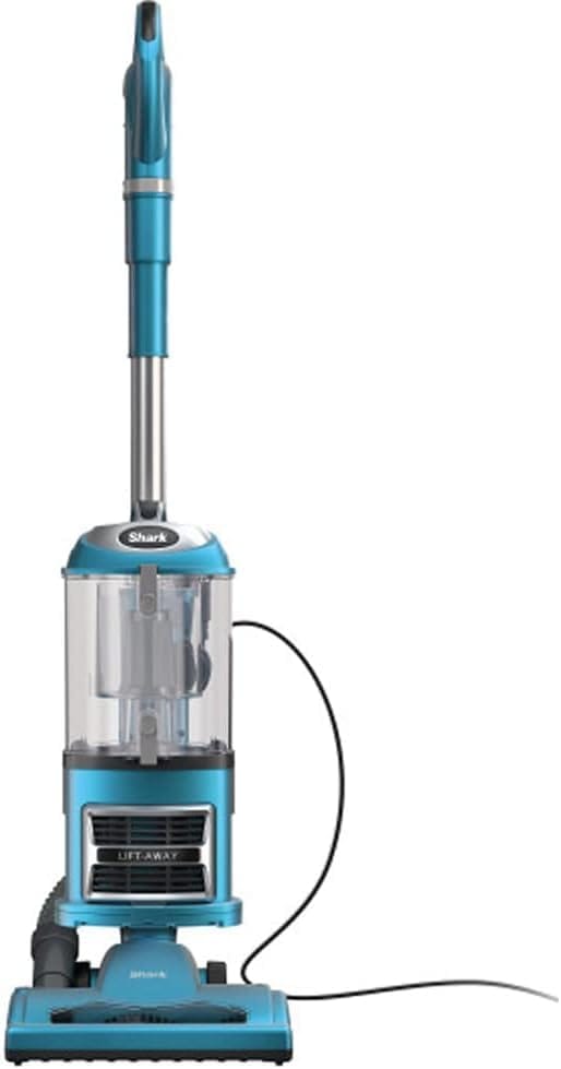 Shark NV380 Navigator Lift-Away Deluxe Upright Vacuum Cleaner with Large Dust Cup Capacity, Swivel Steering, Upholstery Tool & Crevice Tool - Teal (Renewed)