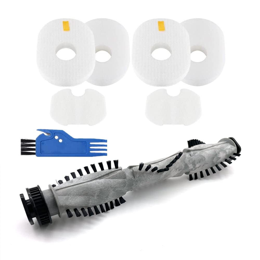Replacement Vacuum Roller Brush Filter Kit for Shark Rocket HV301, HV300, HV300W, HV302, HV303, HV305, HV308, HV310, UV450 - Compatible with XFFV300 HEPA Filter Vacuums
