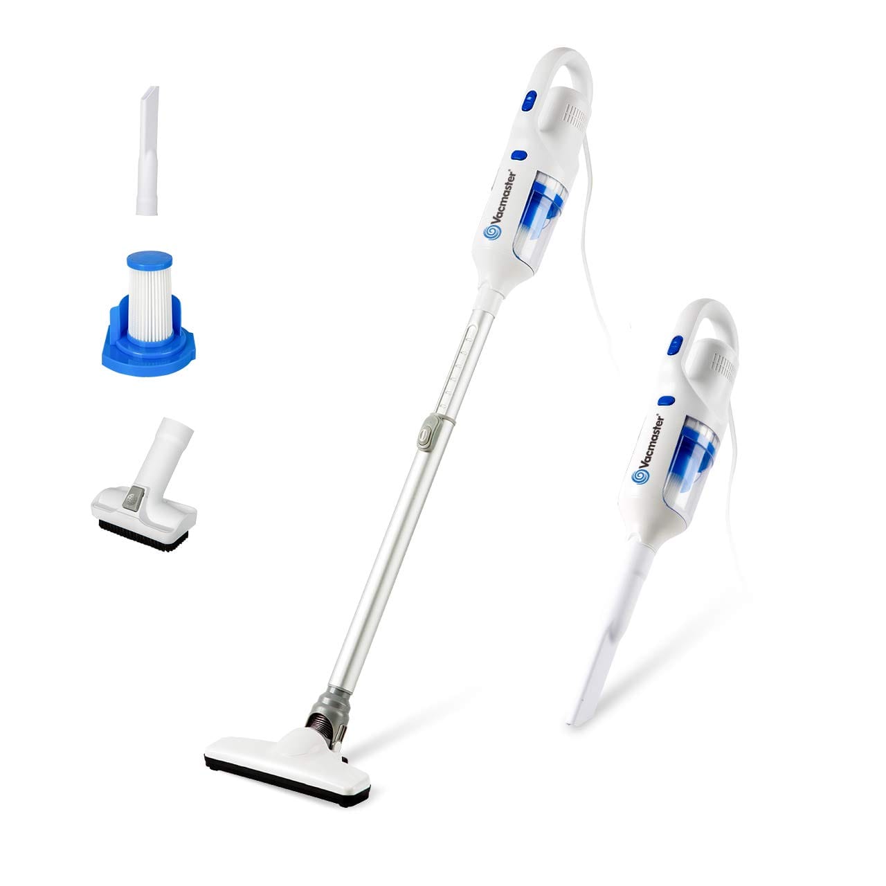 Lightweight 2-in-1 Corded Stick Vacuum Cleaner with 14Kpa Power Suction and Washable HEPA Filter