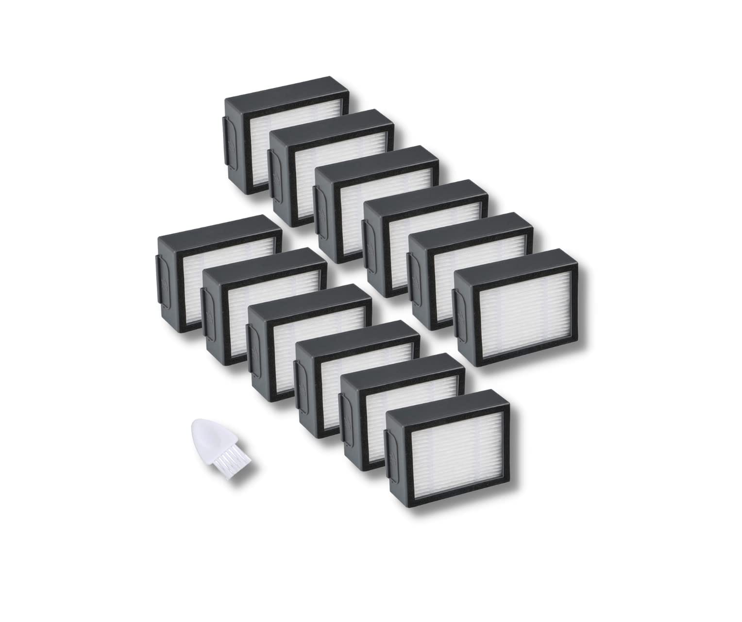 12-Pack Replacement HEPA Filter Compatible with iRobot Roomba E, I, J Series - E5 E6 I1 I3 I4 I5 I6 I7 I8 J5 J6 J8 Plus Versions