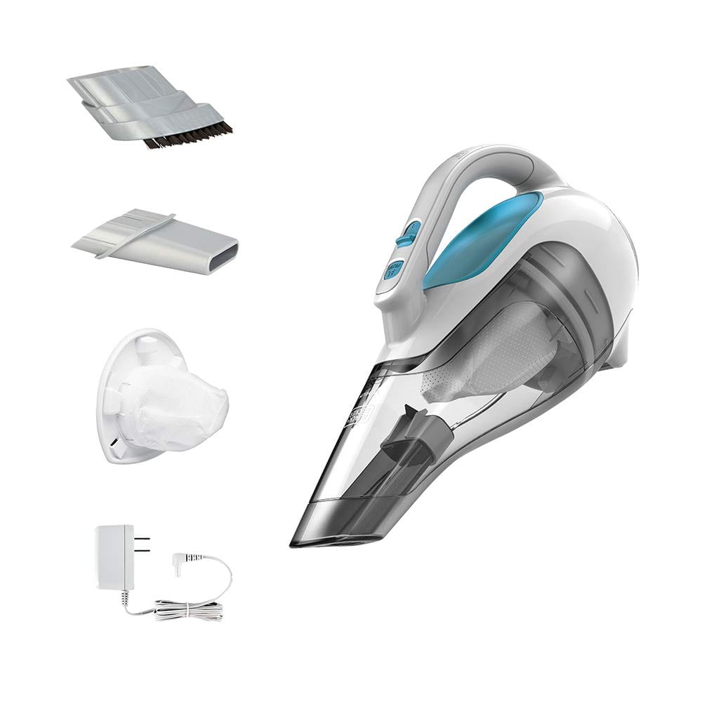 Black+Decker Dustbuster Cordless Handheld Vacuum - Lightweight Flexi Blue/Grey/White (Hhvi315Jo42)