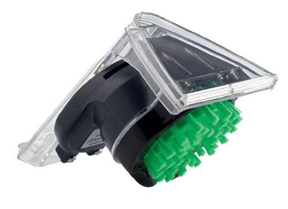 Hoover Spinscrub Stain Remover Hand Tool - Vacuum Powered Brush Attachment for Upholstery and Stairs (FH01000) Green/Black