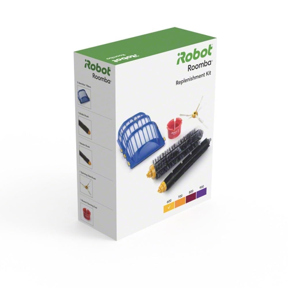 Authentic Irobot Replacement Parts - Roomba 600 Series Replenishment Kit Compatible with 614, 675, 692, 694