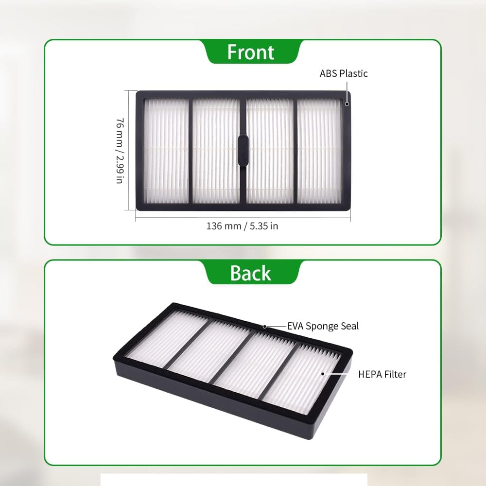 Neutop Replacement High-Efficiency Filters for iRobot Roomba S9 9150 S9+ 9550 - 8 Pack - Review Image 5