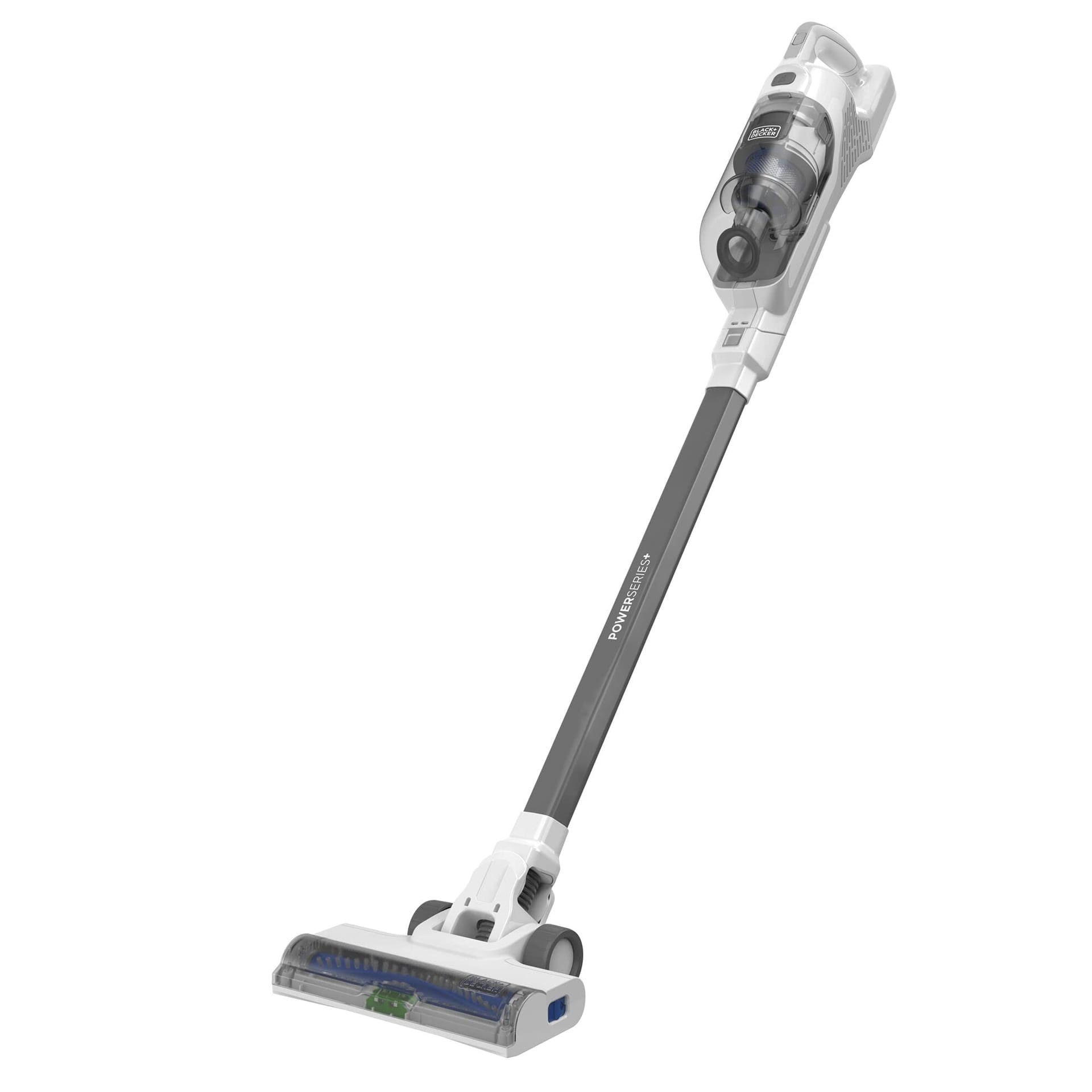 Black+Decker Powerseries+ 16V Max Cordless Stick Vacuum with LED Floor Lights - Multi-Surface & Lightweight (White) BHFEA420J