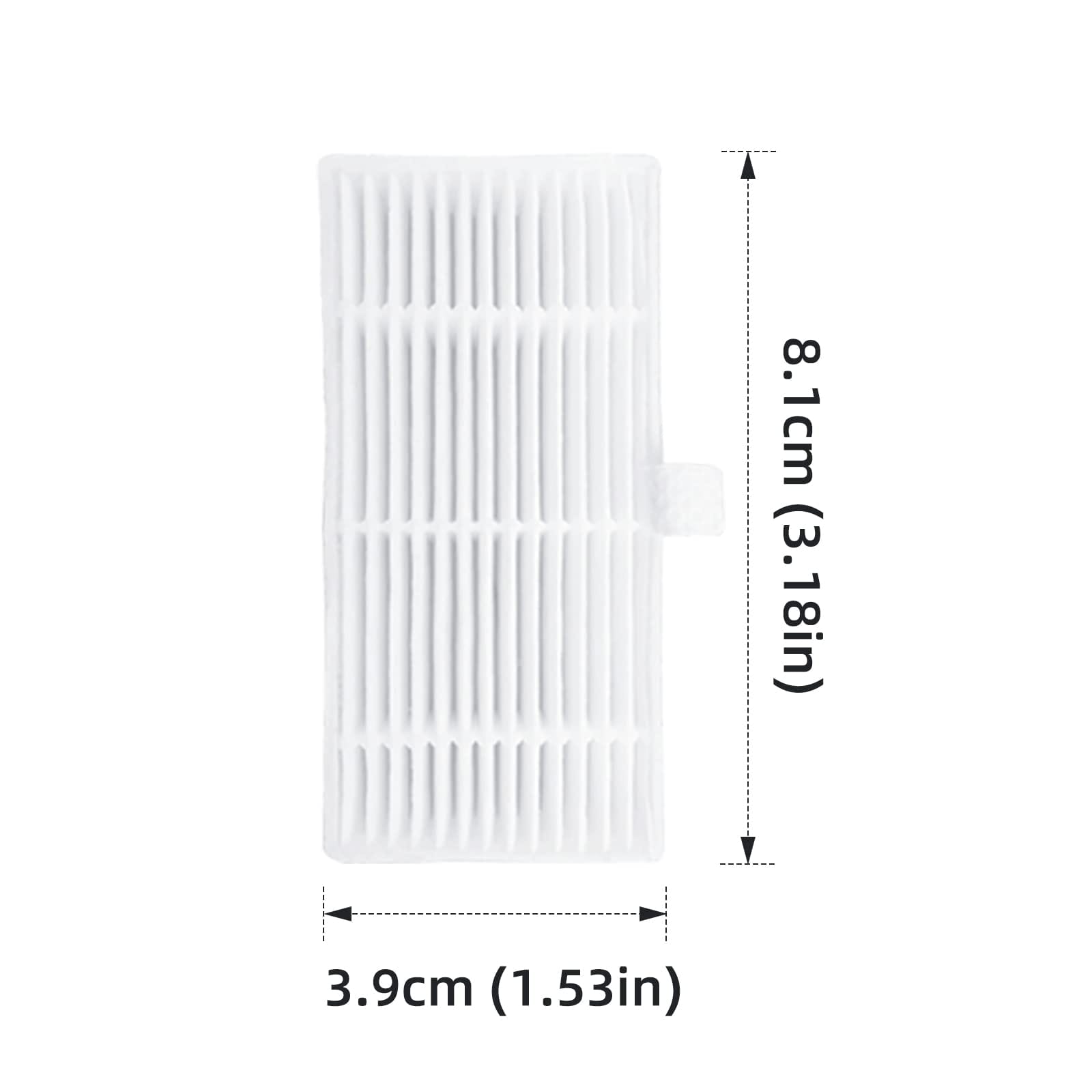 HEPA Filter Vacuum Spare Replacement Parts Compatible with MAMNV BR150 BR151, ZCWA BR150 BR151, MANVINS G20 Robot Vacuum and Mop Combo Accessories - Review Image 5