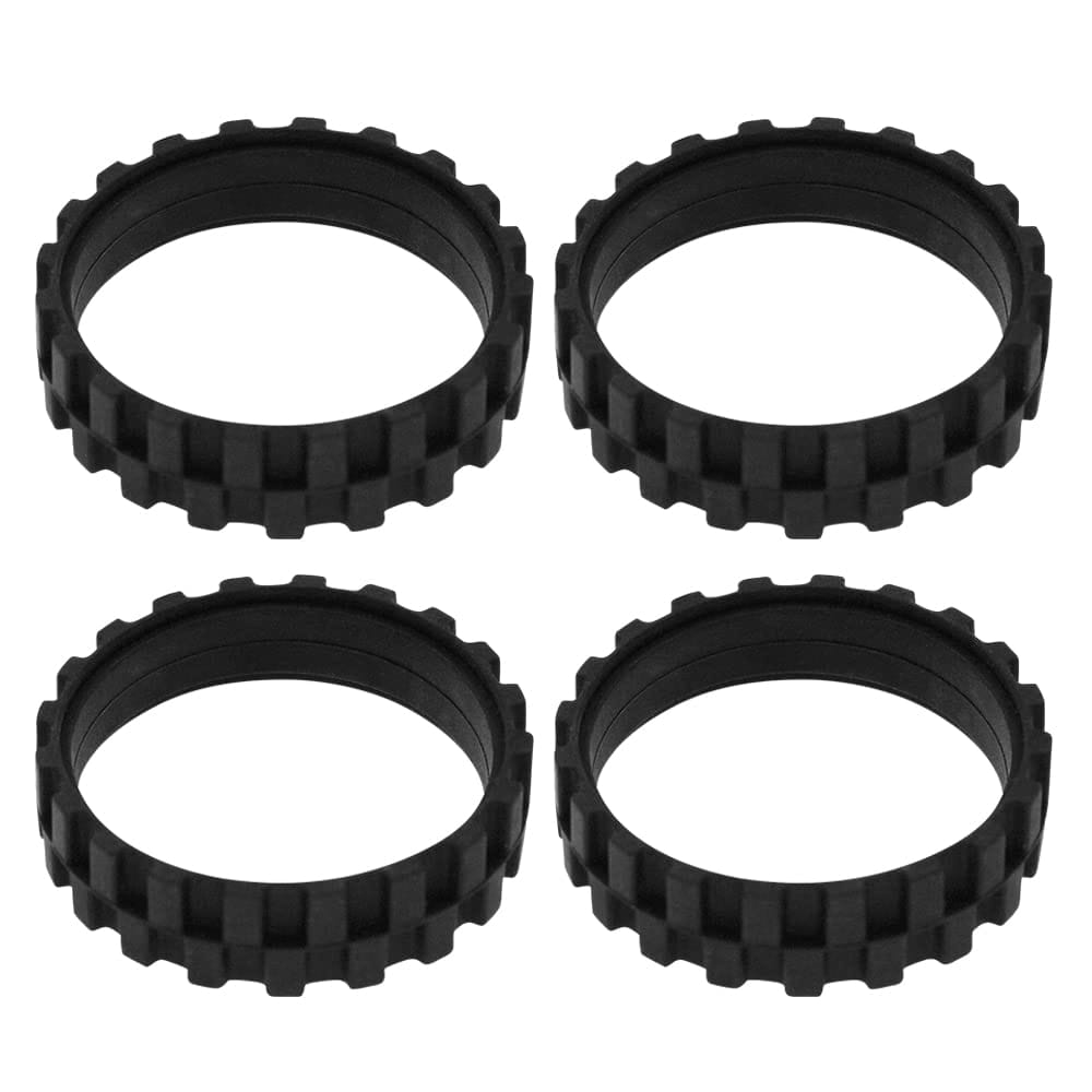 ** Neutop Replacement Rubber Wheel Tires for Irobot Roomba 500-900, E, I, J, S Series - Anti-Slip, Great Adhesion, Easy Assembly, 4-Pack

**DESCRIPTION:** Ensure your Irobot Roomba runs smoothly with Neutop Replacement Rubber Wheel Tires, compatible with a wide range of Roomba models including 500, 600, 700, 800, 900, E, I, J, and S series. Each pack contains 4 high-quality rubber tires designed for anti-slip performance, excellent adhesion, and effortless assembly.

**Compatible Models:** These replacement tires fit various Roomba models, including the 500 Series: 510, 520, 530, 540, 550, 560, 570, 580, 590; 600 Series: 606, 620, 650, 680, 690; 700 Series: 760, 770, 780; 800 Series: 801, 860, 880; 900 Series: 960, 980; E Series: E5, E6; I Series: I3, I4, I6, I7, I8; J Series: J7; S Series: S9.

**What's In The Box:** You will receive 4 durable rubber wheel tires compatible with your Roomba model.

**Efficiency and Performance:** These tires offer anti-slip properties, superior adhesion, and are designed for easy installation, ensuring your Roomba maintains optimal performance. The tire patterns minimize noise, providing a quiet cleaning experience for your home.

**Shipping and Installation:** Our products are carefully packaged to prevent damage during shipping. Replacing and installing the tires on your Roomba is a breeze, saving you time and hassle.

Trust Neutop for top-quality replacement parts that enhance the efficiency of your Irobot Roomba while providing a budget-friendly solution. Enjoy a quiet and effective cleaning experience with these premium rubber wheel tires.