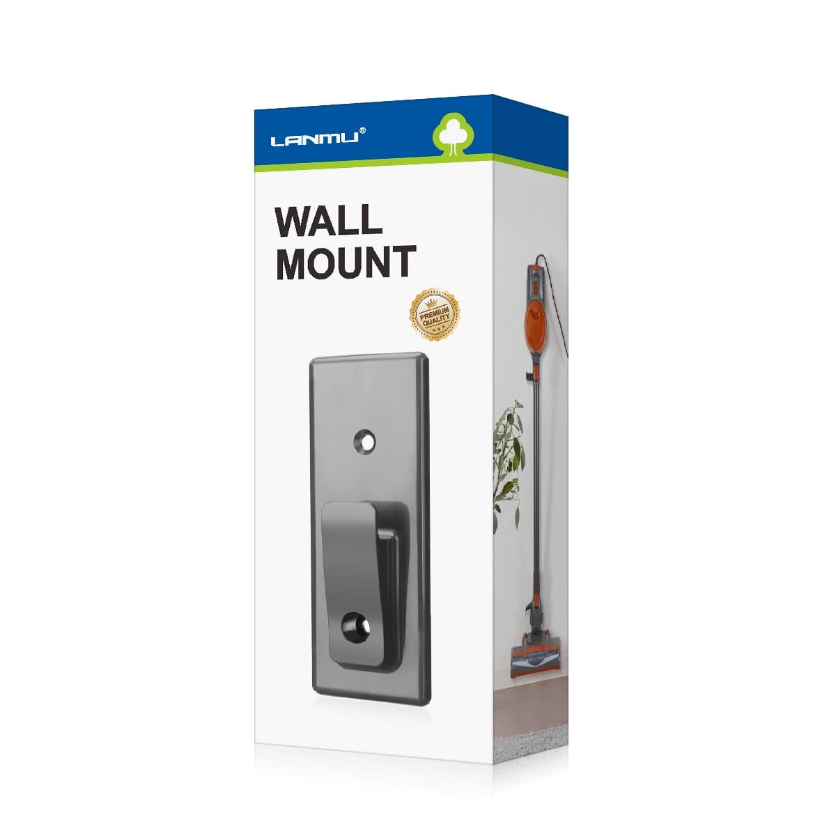 Lanmu Wall Mount Holder for Shark Rocket Stick Vacuum HV300 to HV380 | Vacuum Hanger Hook Compatible with Various Models