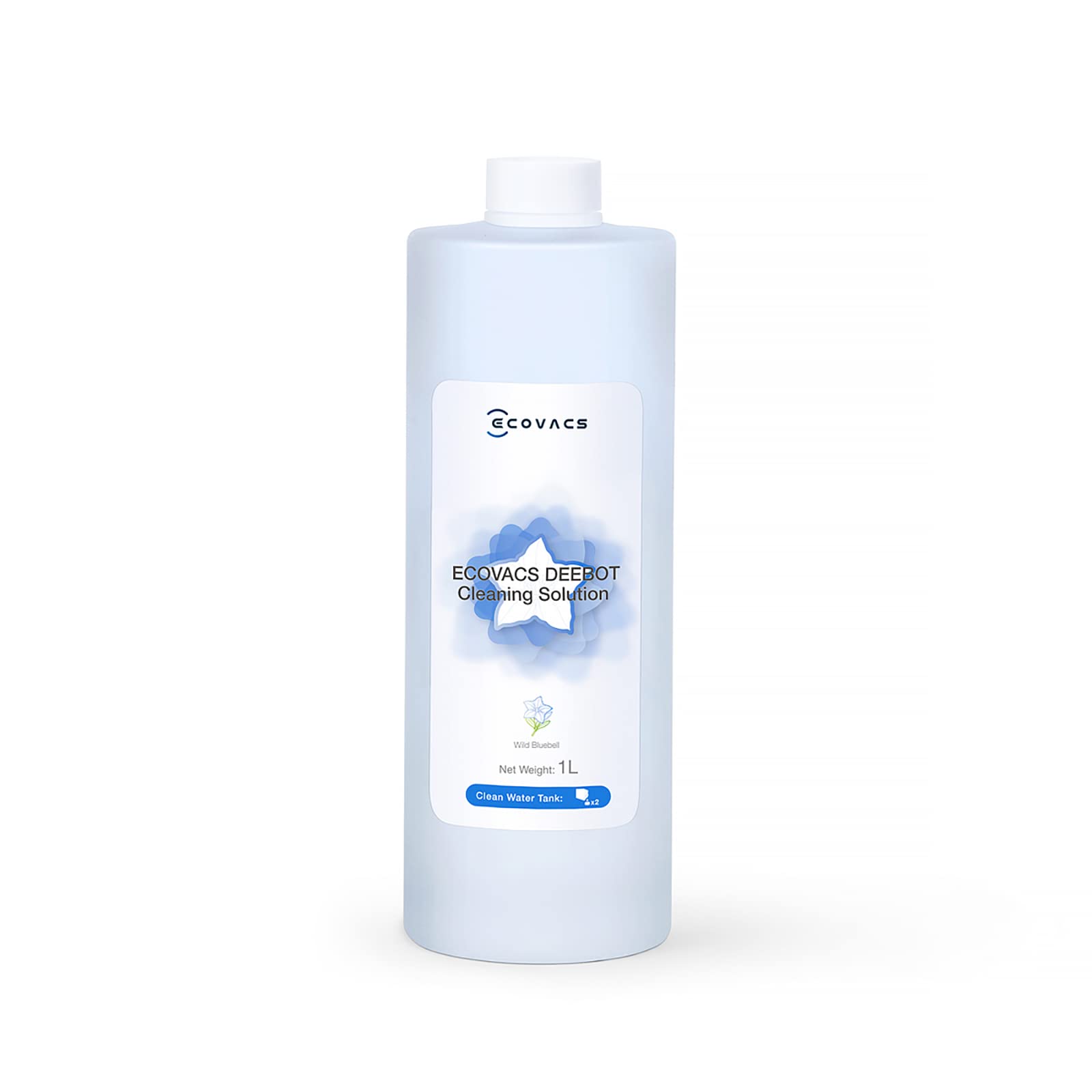 Ecovacs Multi-Surface Floor Cleaning Solution, 1L - Compatible with Deebot Robot Vacuums for Hardwood Floors
