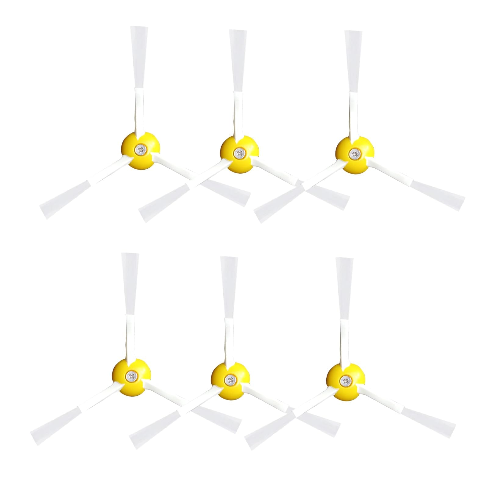 6-Pack Side Brush Replacement Set for Irobot Roomba 900, 800, 700, 600 Series Models