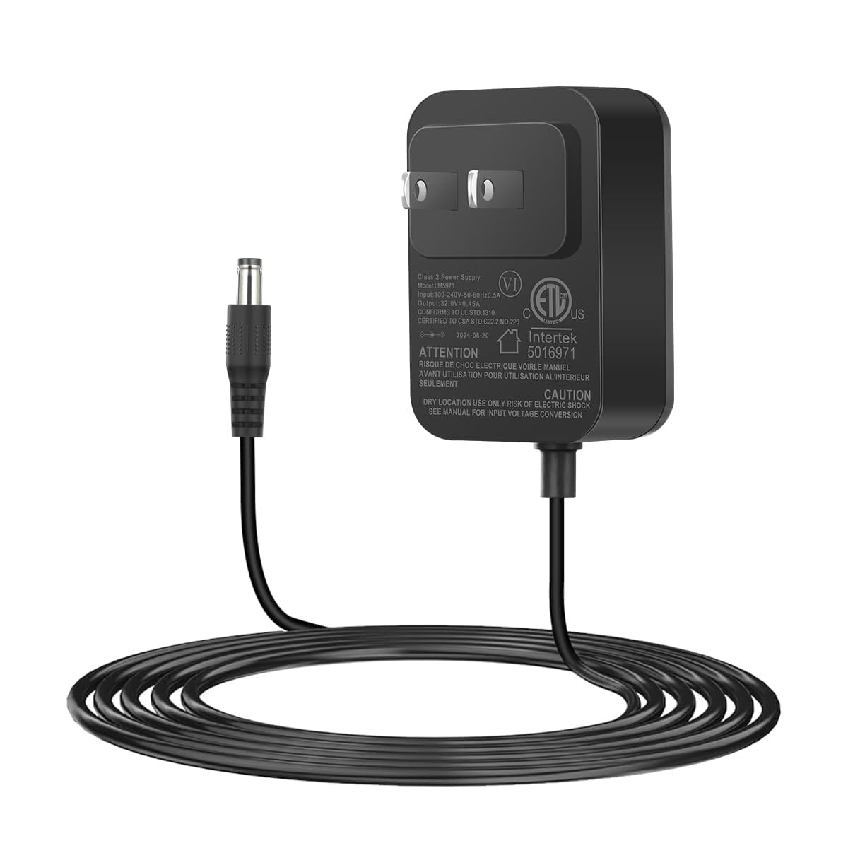 LANMU 32V Replacement Charger for Wyze Cordless Vacuum & S (Model WCVV2CD & WCVCGERW), AC/DC Adapter with 21.6V 2000mAh Li-Ion Battery Power Supply