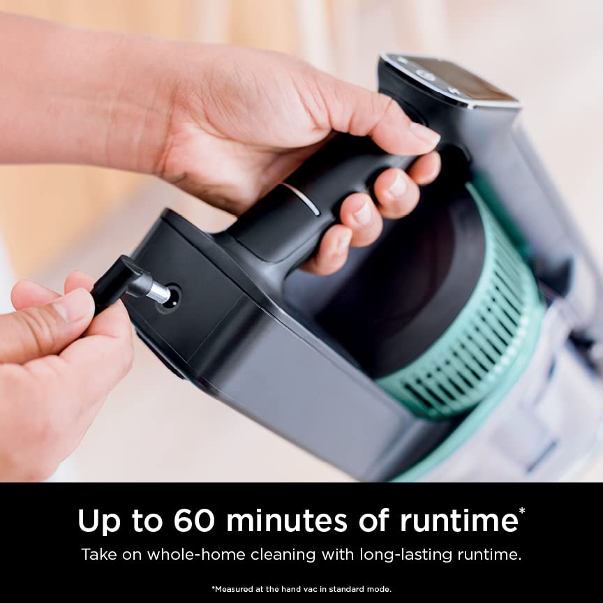 Lightweight Shark Cordless Pet Hair Vacuum with Powerfins, Self-Cleaning Brushroll, and HEPA Filtration - Dark Grey/Mojito - Review Image 3