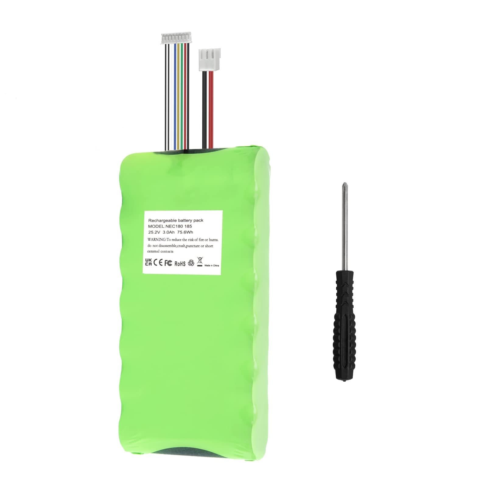 Moccdor 3.0Ah 25.2V Lithium-Ion Replacement Battery for Eureka RapidClean Pro Cordless Vacuum