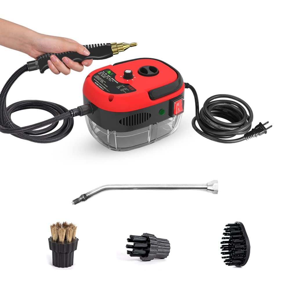 High Power 2500W Portable Handheld Steam Cleaner with Brush Heads for Kitchen Furniture Bathroom Car - US Plug 110V