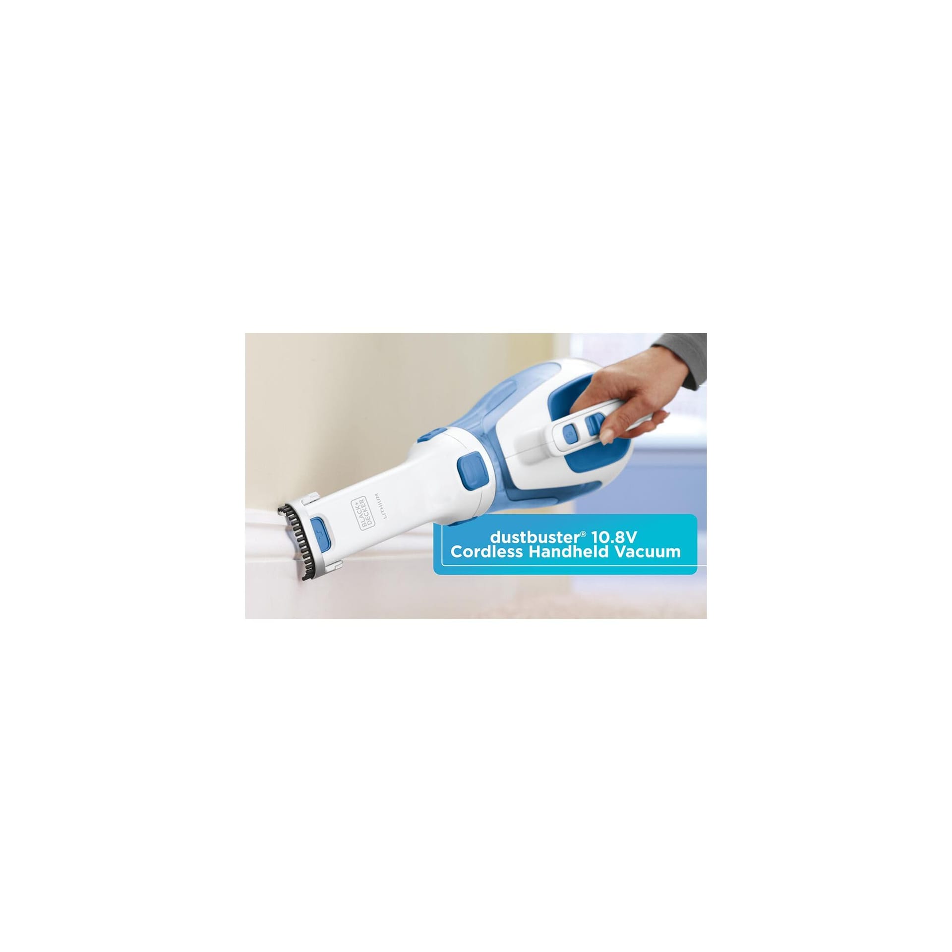 Black+Decker Dustbuster Handheld Vacuum, Cordless 10.8V, Rotating Nozzle, Budget-Friendly Pet Hair Vacuum - Review Image 3