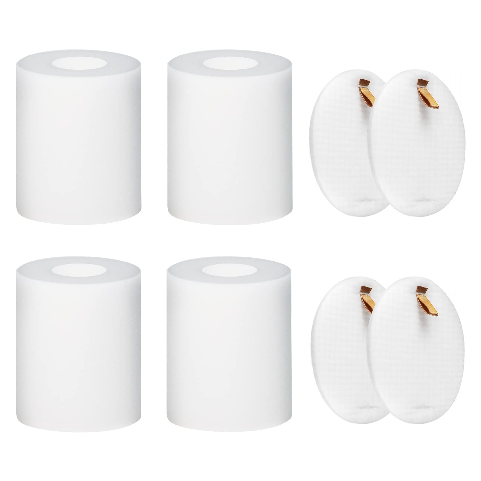 4-Pack Replacement Base Pre-Motor Filters for Shark Robot Vacuum RV1001AE, Compatible with Shark IQ Models, Includes HEPA, Foam & Felt Filters