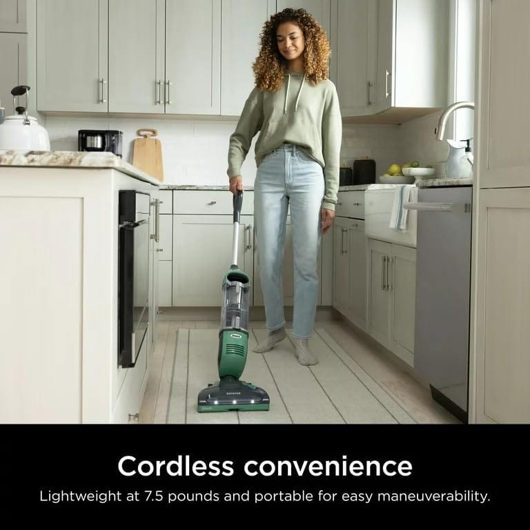 Shark Rotator Freestyle Cordless Stick Vacuum with Precision Charging Dock for Carpet, Hard Floor, and Pet, XL Dust Cup, 2-Speed Brushroll - Green/Grey Renewed - Review Image 2