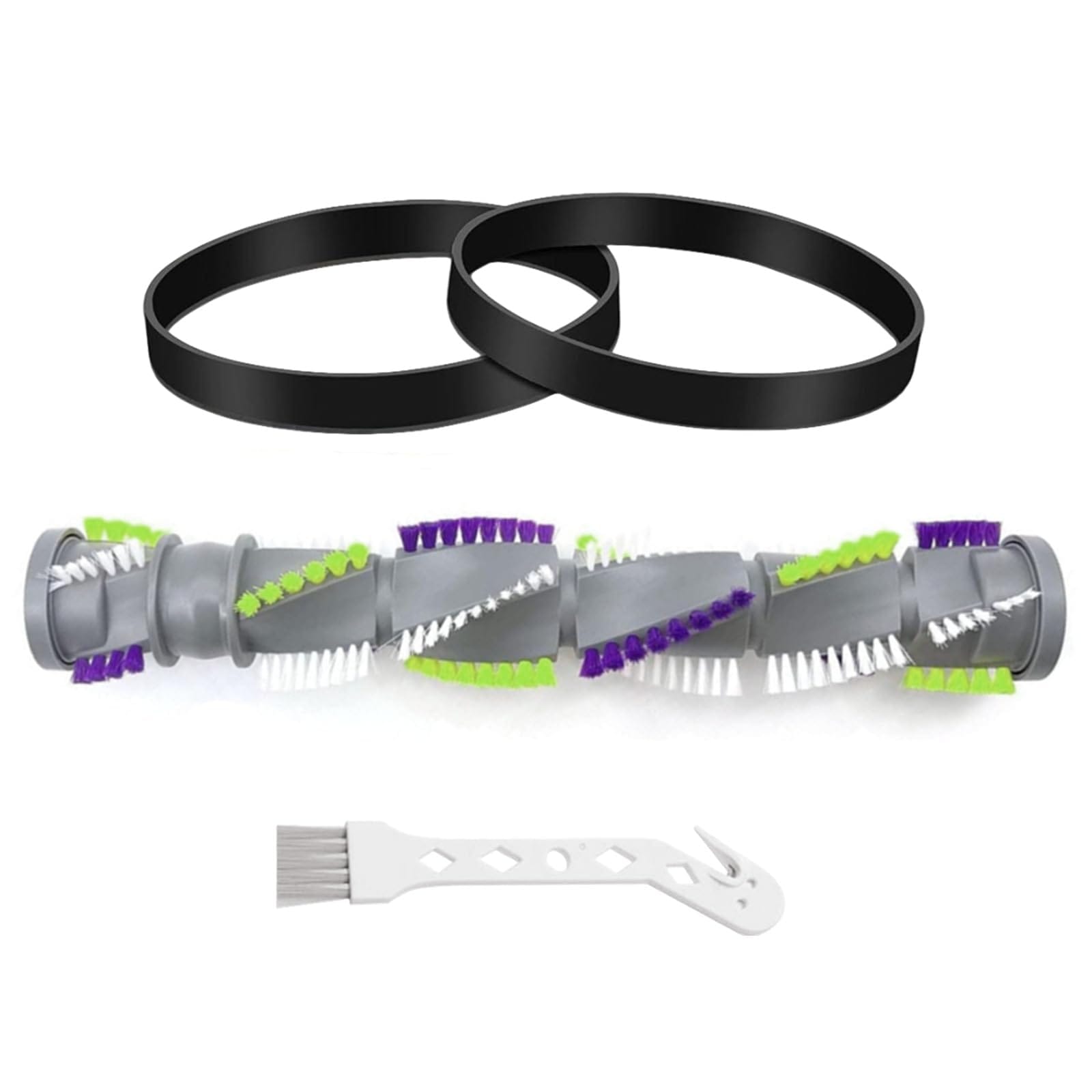 Bissell 2252 2253 2254 Brush Roller Belts Replacement Kit - Compatible with Powerlifter Cleanview Swivel Rewind Vacuum Models 1830 3195 3196 3197A 3198A 1320 1413 - Parts 1600159 1604545 1611230