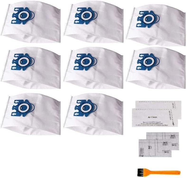 7-Ply Heavy Duty Gn Vacuum Bag Replacement for Miele Classic C1, Complete C1, C2, C3 - 9 Dust Bags + 2 Set Filters - Review Image 2