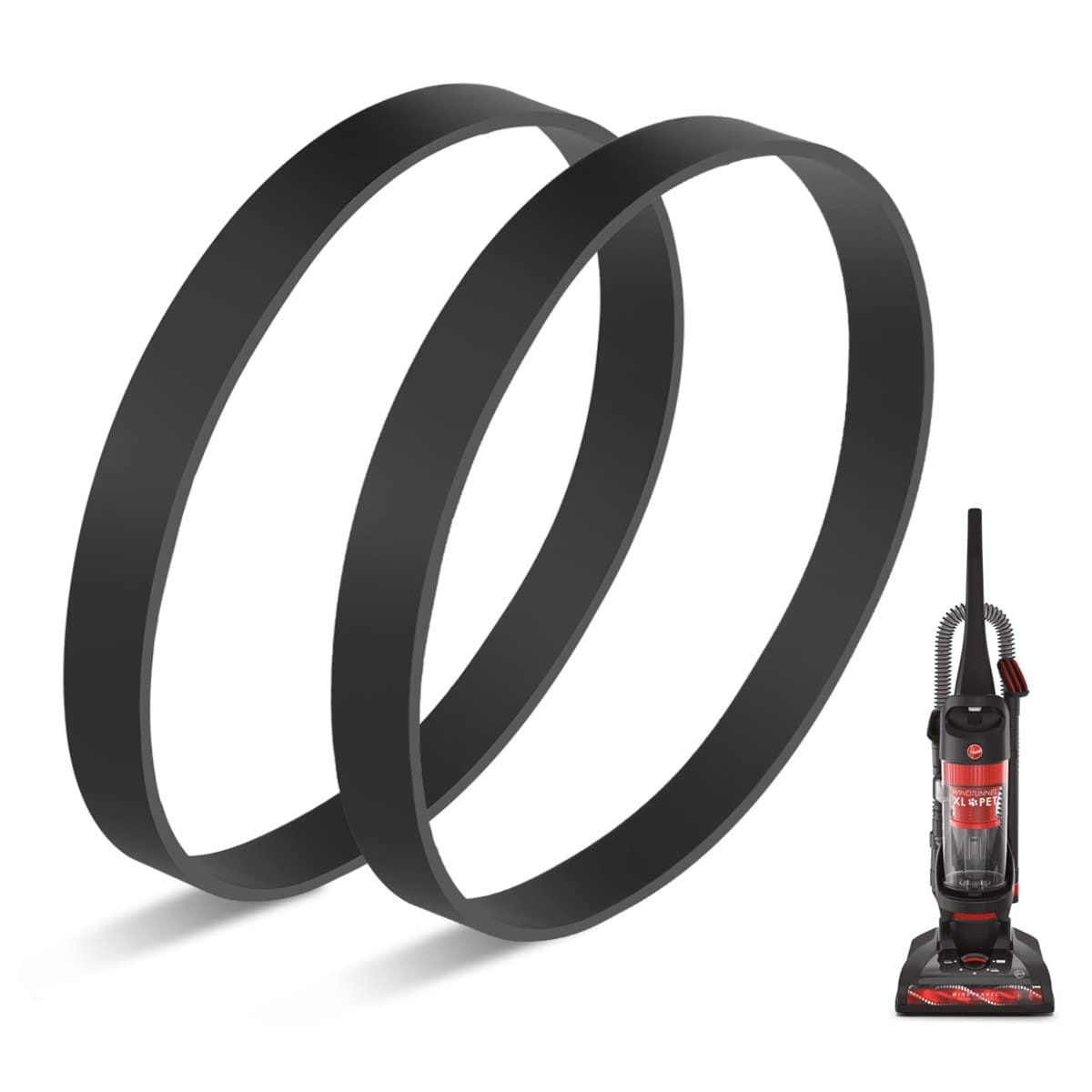 Replacement Belts for Hoover WindTunnel XL Pet & WindTunnel Max Capacity Pet Upright Vacuum - Pack of 2
