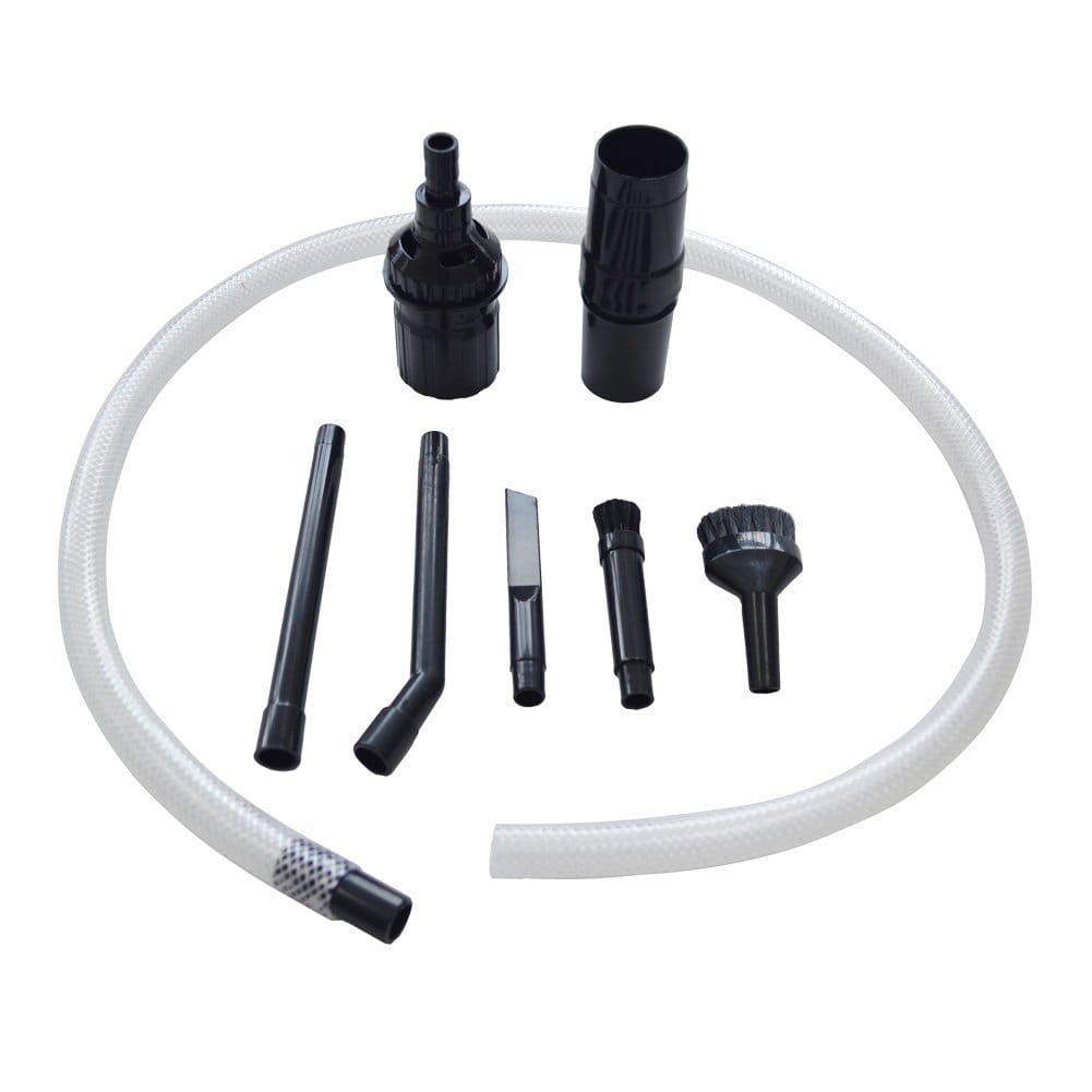 ** Ez Spares Micro Mini Vacuum Attachment Kit - 8 Piece Set for Keyboard & Crevice Cleaning

**DESCRIPTION:** 
Upgrade your cleaning routine with the Ez Spares Micro Mini Vacuum Attachment Kit. This 8-piece set includes a variety of tools designed specifically for keyboard and crevice cleaning, ensuring a thorough and efficient cleaning process.

These attachments have an inner diameter of 1 1/4 inches (32mm), making them suitable for most vacuum cleaner models. Whether you own a Miele, Bosch, Sebo, Hoover, Eureka, Shark, Electrolux, Bissell, Dirt Devil, Fuller Brush, or any other brand, this kit is compatible with a wide range of vacuums.

Say goodbye to hard-to-reach dust and debris with the Ez Spares attachment kit. The lightweight design and universal fit make it easy to tackle pet hair, dirt, and crumbs in tight spaces. With the 35mm adapter included for European-sized wands, this kit is versatile and convenient for all your cleaning needs.

Ez-Spares has been dedicated to providing top-quality spare parts for home appliances since 2009, serving customers in over 40 countries. Trust Ez Spares to enhance your cleaning experience and help you achieve a more convenient, comfortable, and healthier lifestyle for you and your family. Upgrade to the Ez Spares Micro Mini Vacuum Attachment Kit today! - Review Image 2