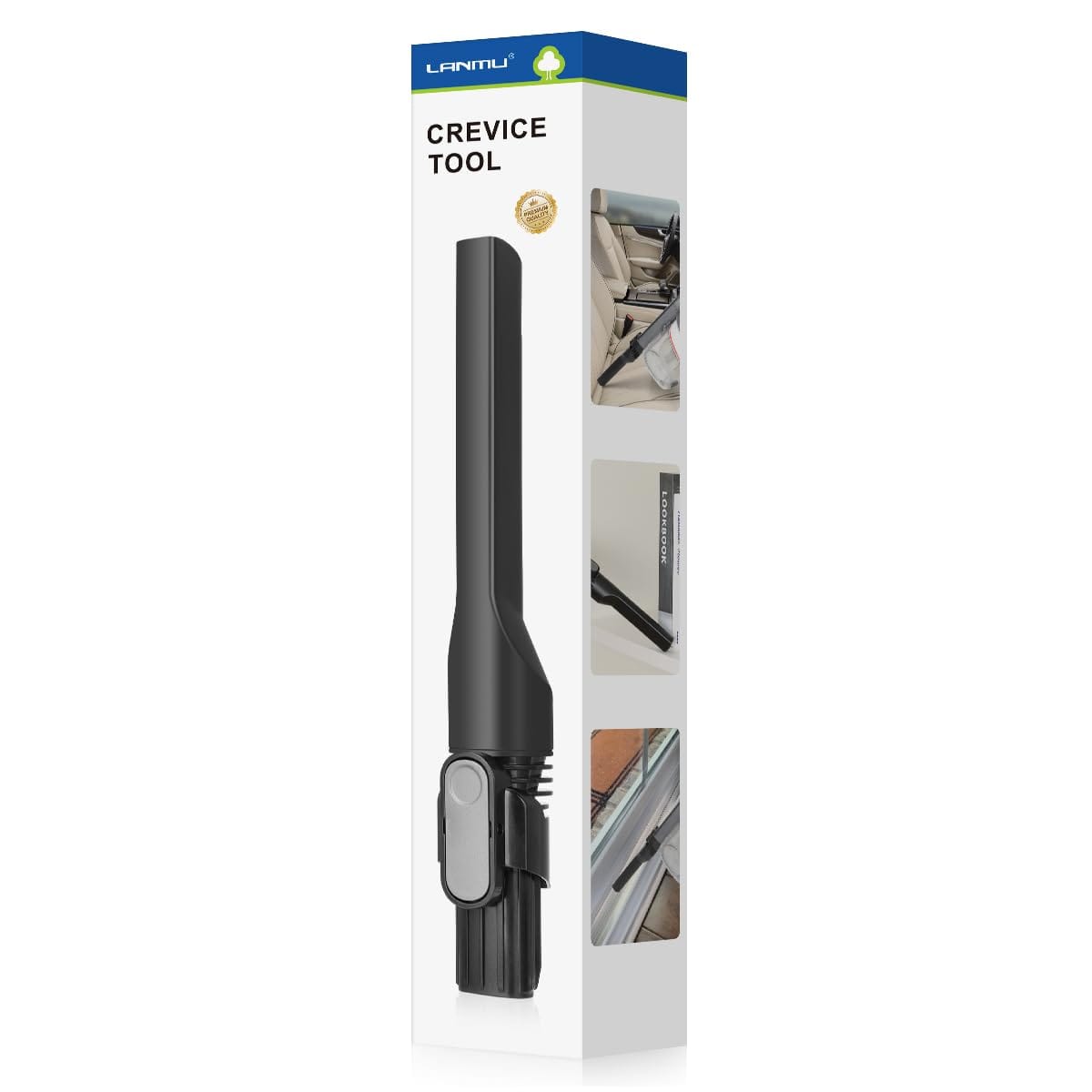 LANMU Crevice Tool for Shark IX141, IZ363HT, IZ362H Cordless Pet Stick Vacuum - D-Shape Vacuum Cleaner Attachment