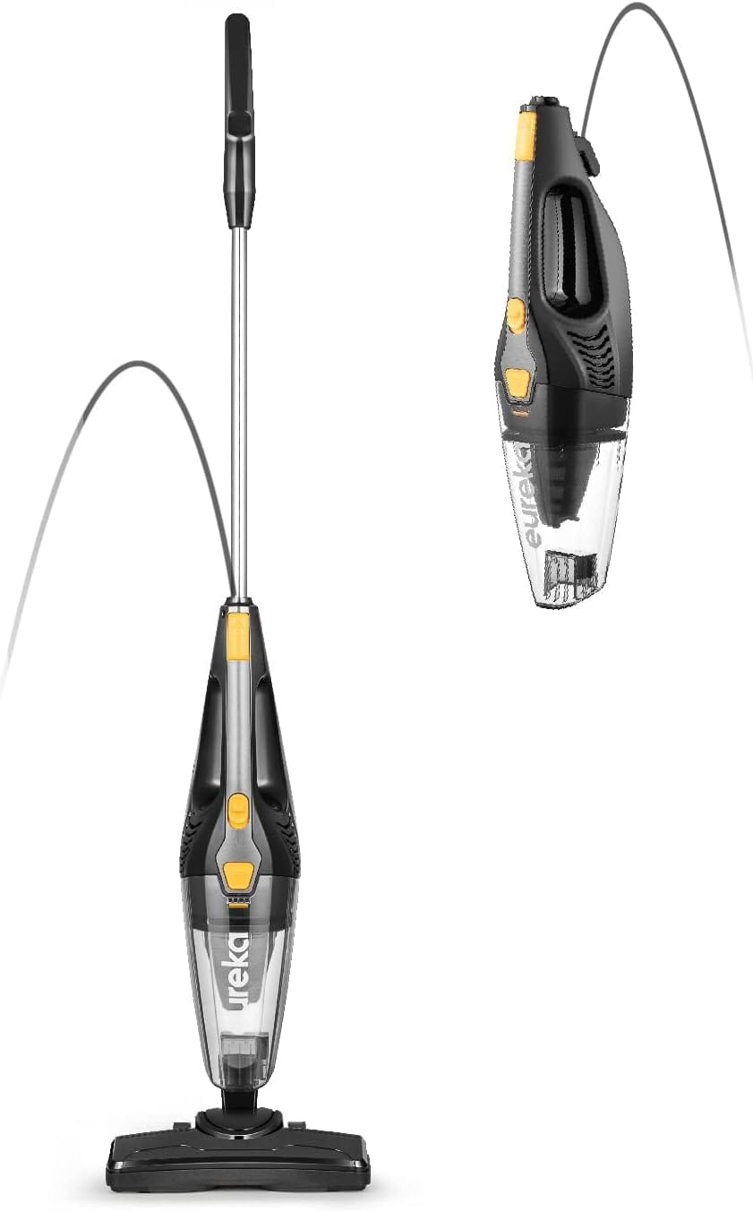 Eureka Blaze Lightweight Stick Vacuum Cleaner with Powerful Suction and 3-in-1 Design, Corded Handheld Vac for Multi-Surfaces - College Dorm Room Essentials