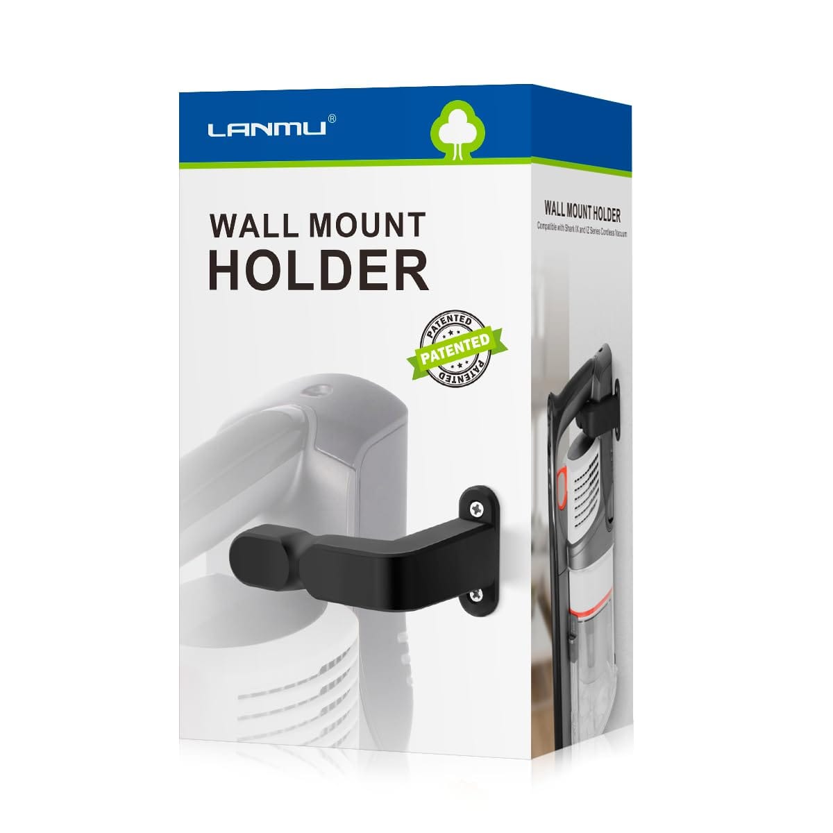 Wall Mount Holder for Shark and Dyson Cordless Stick Vacuums - Compatible with HEPA Filter, Lightweight Design