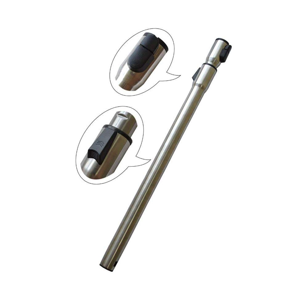 EZ Spares Stainless Steel Telescope Extension Wand for 35mm Central Vacuum Cleaner Attachment