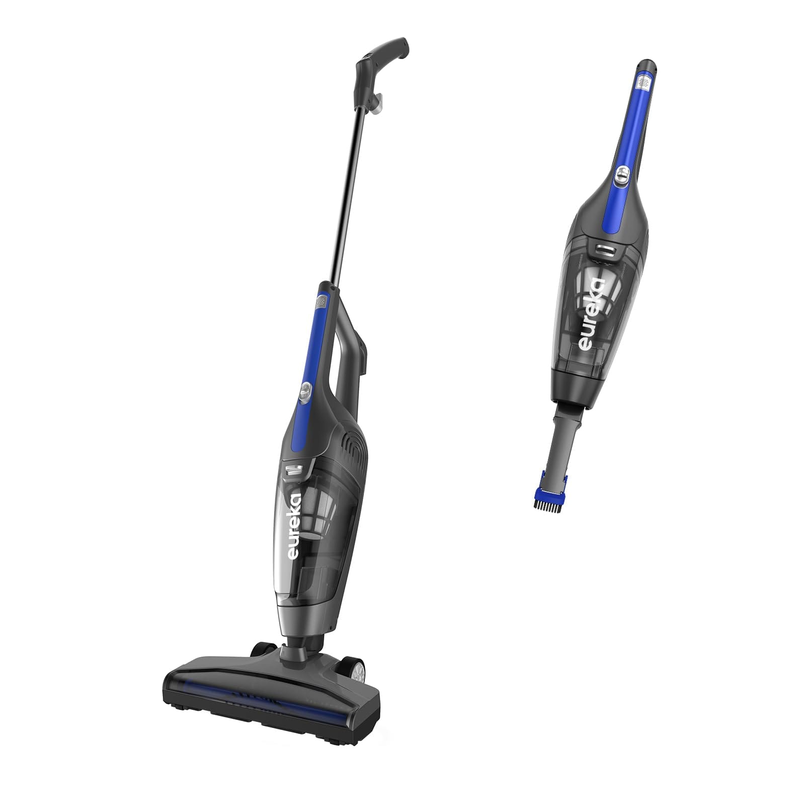 Eureka Corded Stick Vacuum Cleaner for Home and Pet Hair | Powerful Suction | Lightweight 3-in-1 Handheld | Blue