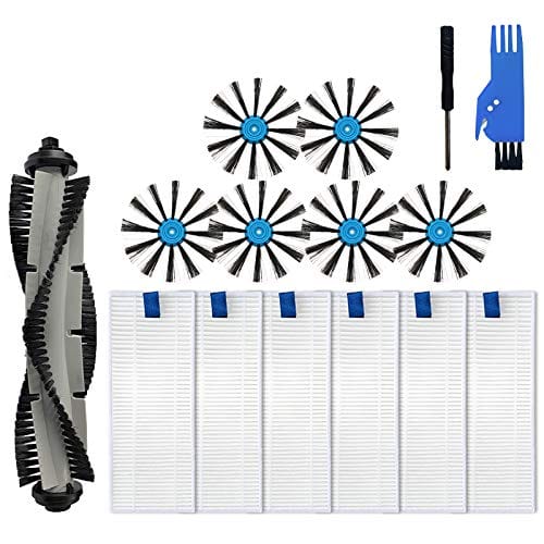 Budget-Friendly Lesinavac Replacement Parts Kit for Bissell Spinwave and Ev675 Robot Vacuum - Main Brush, Side Brush, Hepa Filters