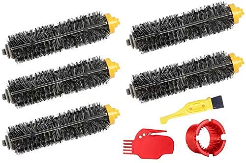 5 Pack Bristle Brush Replacement Kit for iRobot Roomba 600 700 Series Vacuum Cleaners