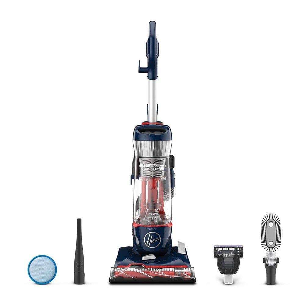 Hoover Maxlife Pet Max Complete Bagless Upright Vacuum Cleaner for Carpet and Hard Floor, Uh74110, Blue Pearl - Ideal for Pet Hair Removal