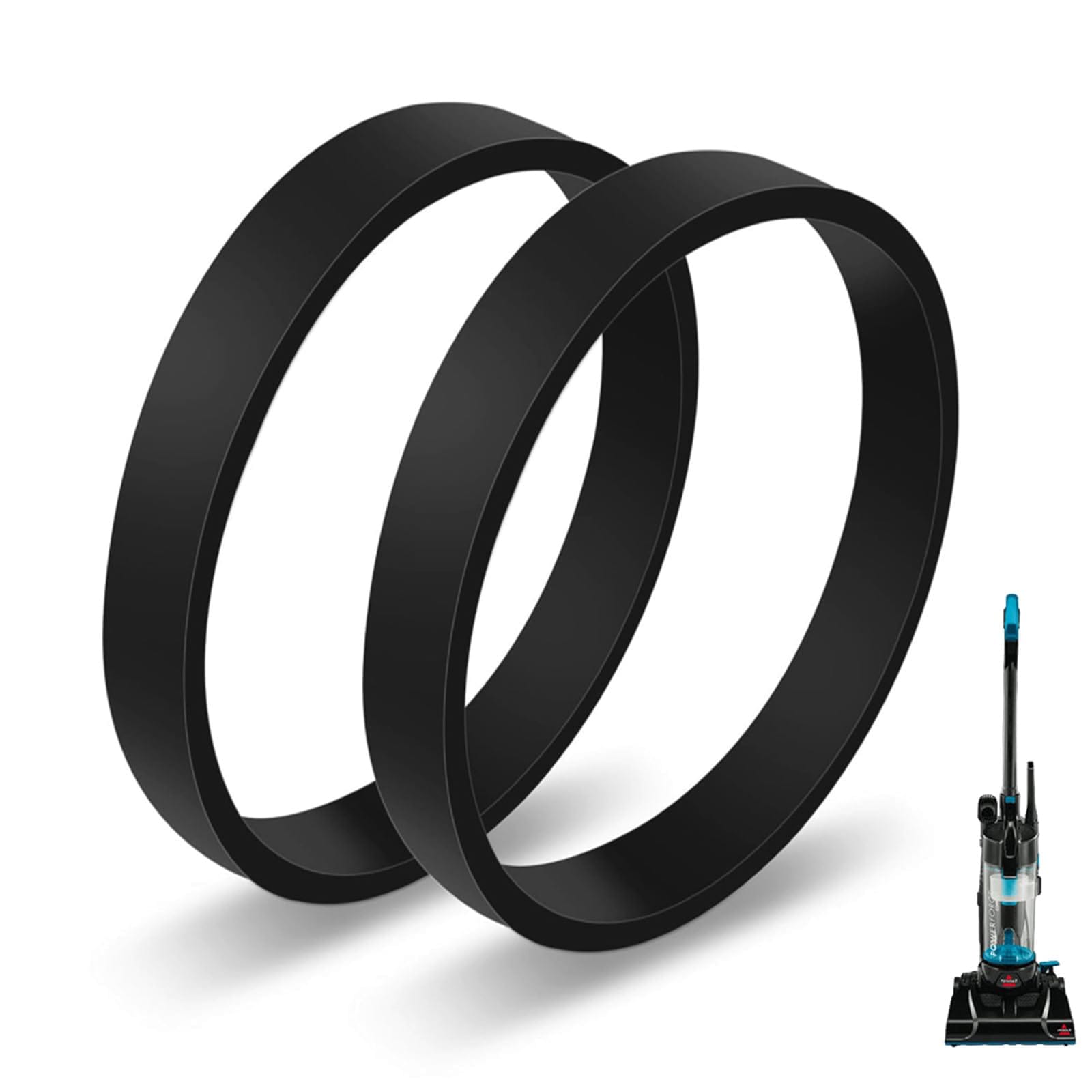 High-Quality Replacement Belts for Bissell Powerforce Compact Vacuum (Pack of 2)