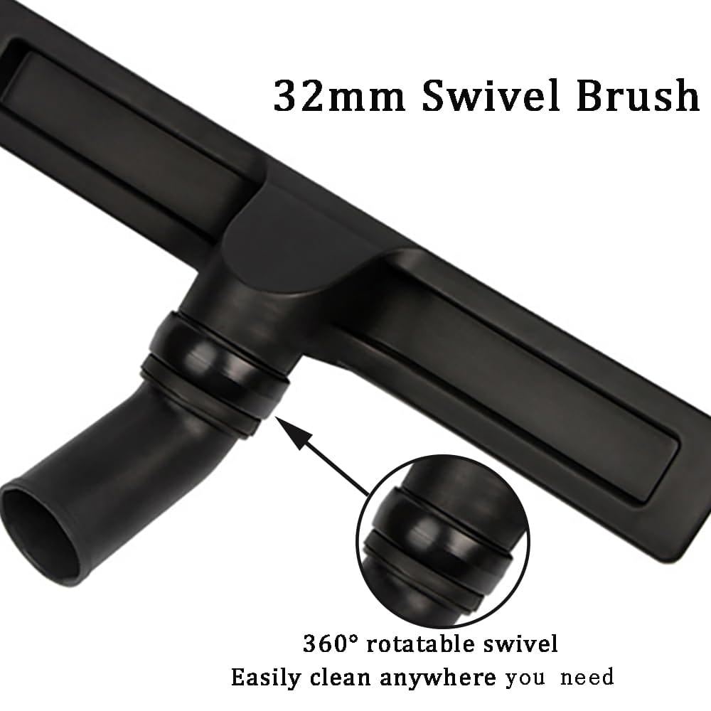 Universal Vacuum Attachments Kit for Shop Vac Accessories - 8 Pcs Set with Hose Adapters, Crevice Tool, and Vacuum Cleaner Accessories - Review Image 4