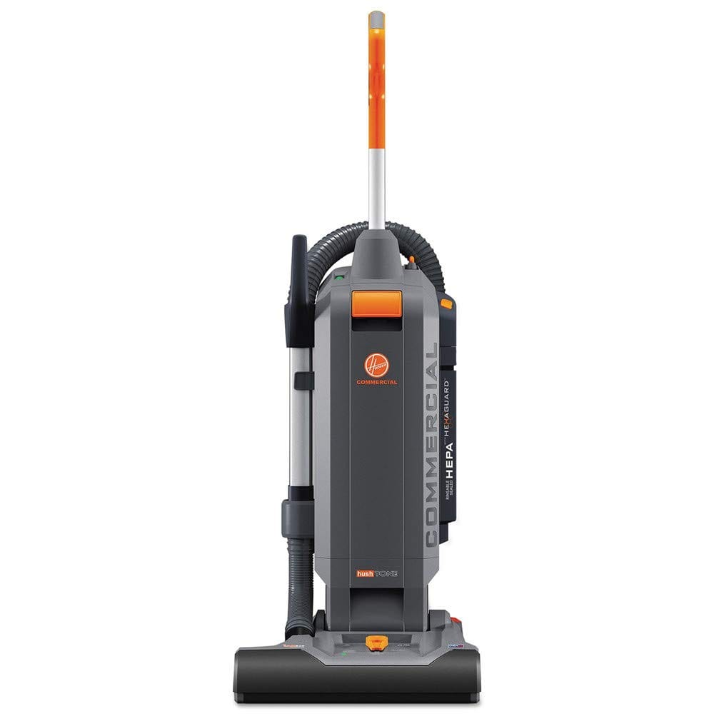 Hoover Commercial Hushtone 15-Inch Upright Vacuum Cleaner with Intellibelt for Carpet and Hard Floors, CH54115 (Gray) - Review Image 3