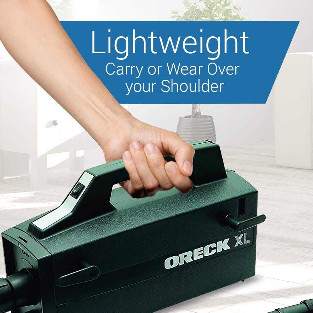 Lightweight Oreck Super Deluxe Compact Canister Vacuum Cleaner with Hypo-Allergenic Dust Bags - Review Image 5