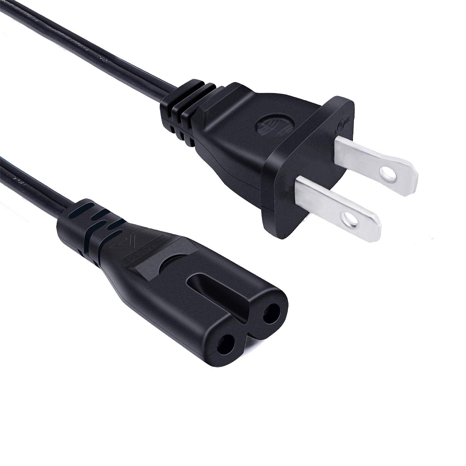 8ft 2 Prong Power Cord Replacement for Roomba Home Base Charging Dock 960 980 985 690 675 677 614 620 645 650 670 671 770 805 860 880 890 891 500 600 700 800 Series