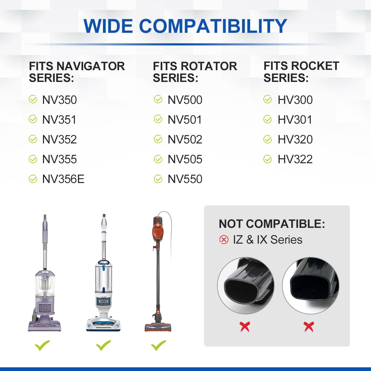 LANMU Vacuum Attachment Set Compatible with Shark Navigator Lift-Away NV360 NV352 NV356E, Rotator NV501 & Rocket HV301 HV322 Series Upright Vacuum, 1 1/4" (32mm) Vacuum Accessories Kit - Review Image 3