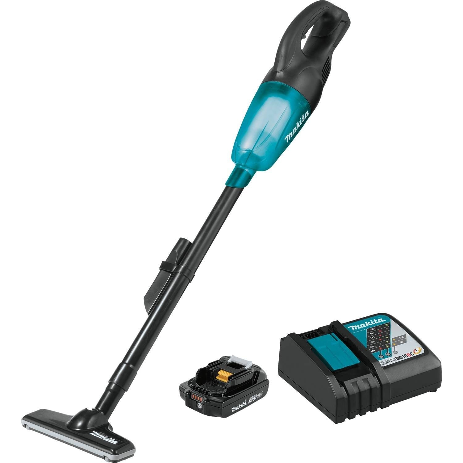 Makita 18V LXT Cordless Vacuum Kit - Compact & Lightweight (2.0Ah)