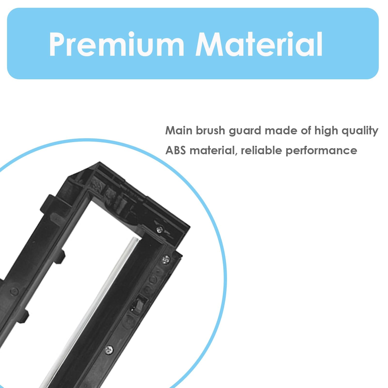 Premium Main Brush Cover Compatible with Roborock S7, S7+, S7 Maxv, S7 Maxv Plus, S7 Maxv Ultra, Q5, Q5+, Q7, Q7+, Q7 Max, Q7 Max+ Pet Hair Vacuum Replacement Guard - Review Image 4