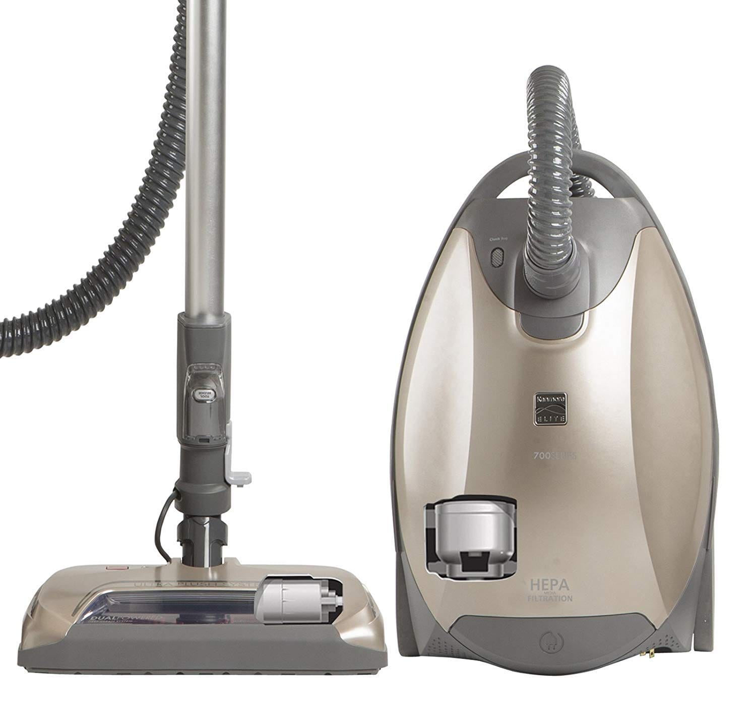 Kenmore Elite Pet Friendly Bagged Canister Vacuum with Hepa Filter and Pet Powermate - Champagne - Review Image 3